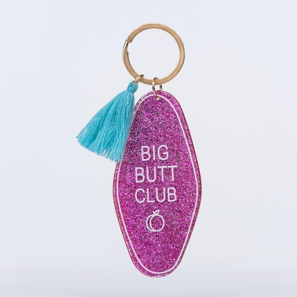 Big Butt Club Motel Keychain - Picture 1 of 3